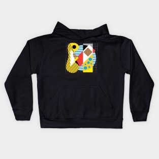 Beautiful Geometric Minimalist Abstract Kids Hoodie